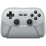 8bitdo pro 3 Bluetooth-Gamepad (grau schwarz, Switch 1 2, PC, Android, 2,4 GHz Bluetooth USB)
