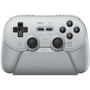 8bitdo pro 3 Bluetooth-Gamepad (grau schwarz, Switch 1 2, PC, Android, 2,4 GHz Bluetooth USB)