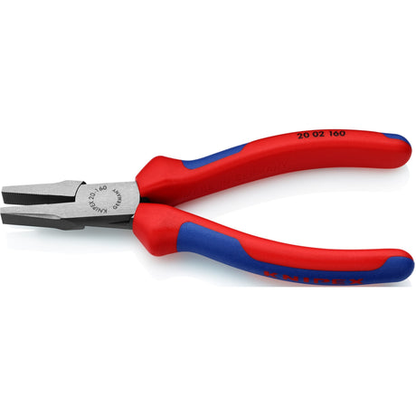 Knipex Flachbiegezange 20 02 160 Greifzange (rot blau)