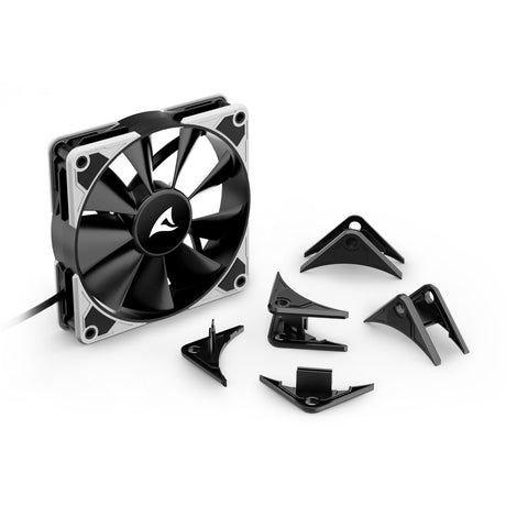 Sharkoon Silentstorm BW120 pwm Gehäuselüfter (120 x 120 x 25 mm)