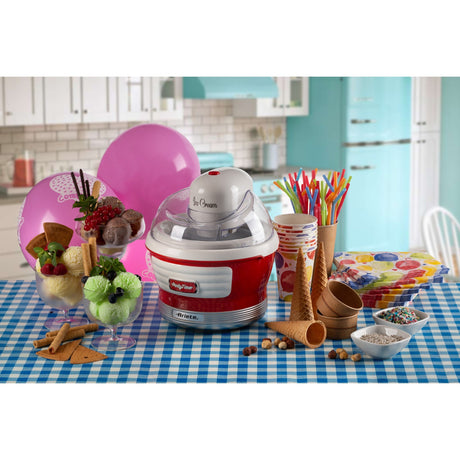 Ariete Party Time Eismaschine 0643 00 (rot weiß)