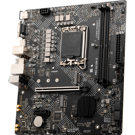 MSI Pro H610M-G Sockel 1700 Mainboard (GB-LAN, Sound, µATX)