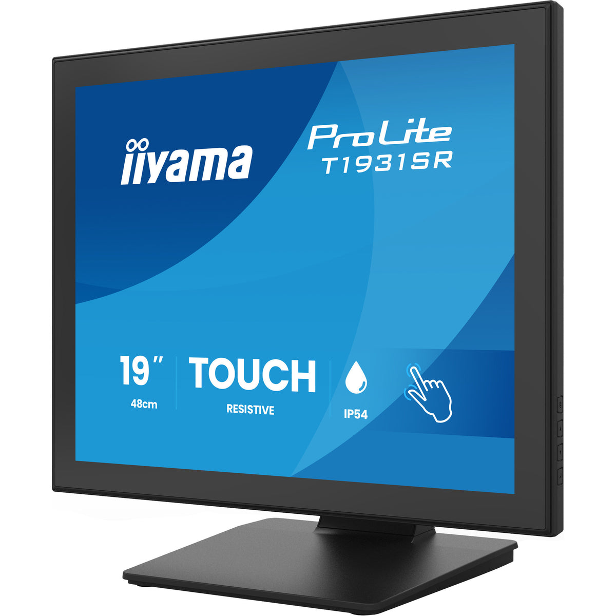 Iiyama prolite t1931sr-b2s 19 touchscreen monitor (zwart, 1x displayport, 1x hdmi)