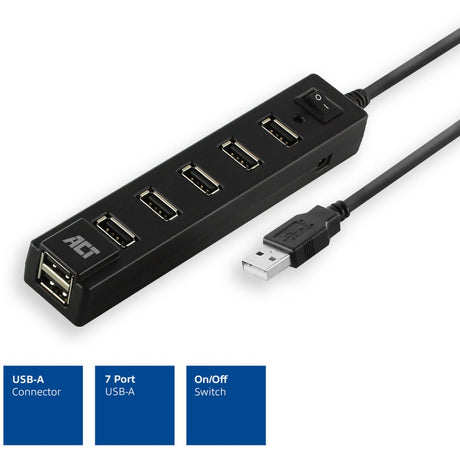 Act USB-Hub ac6215 schwarz