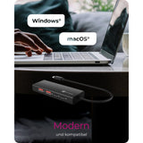 ICY BOX 4-Port-Hub mit USB-C 3.2 Gen 2