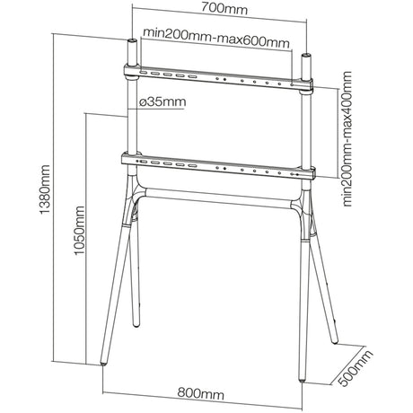 Neomounts NM-M1000Black Flatscreen Meuubel