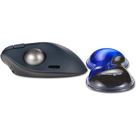 Kensington Slim Duo Gel-Maus-Trackball-Handgelenkauflage (blau schwarz)