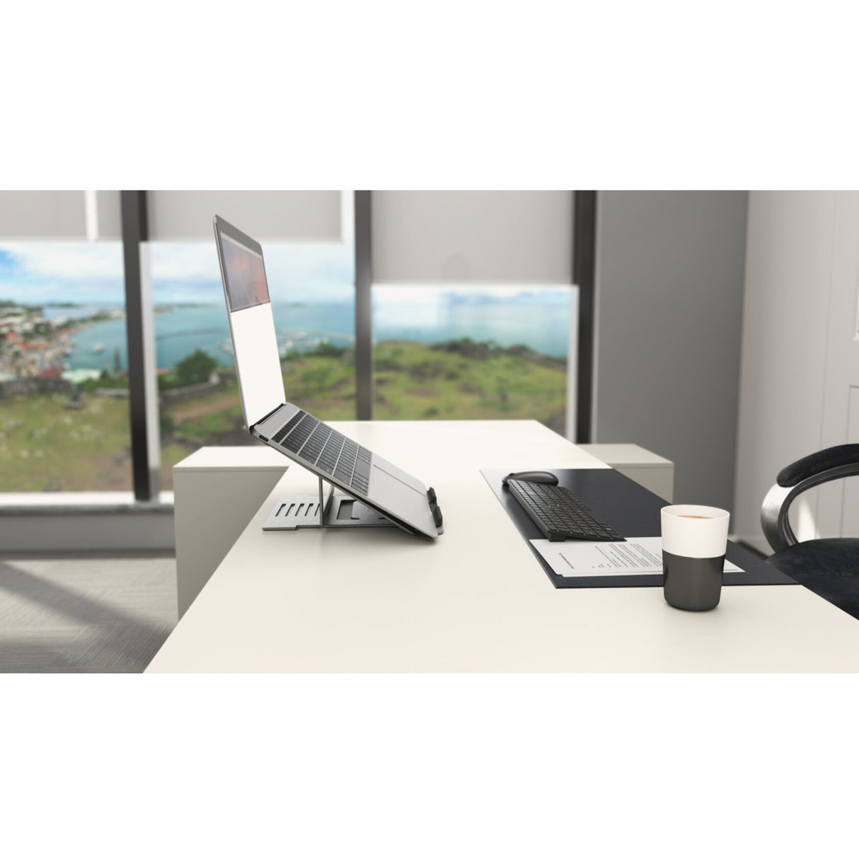Kensington Easy Riser Laptop-Riser-Ständer aus Aluminium (Aluminium)