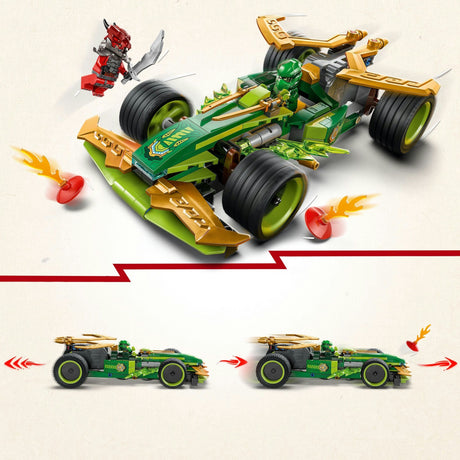 Lego Ninjago 71828 Lloyds ziehen Rennwagen zurück