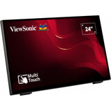 Viewsonic rahmenloser Touch-Monitor mit 10-Punkt-PCAP 24 (Schwarz, HDMI, DisplayPort, VGA)