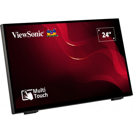 Viewsonic rahmenloser Touch-Monitor mit 10-Punkt-PCAP 24 (Schwarz, HDMI, DisplayPort, VGA)