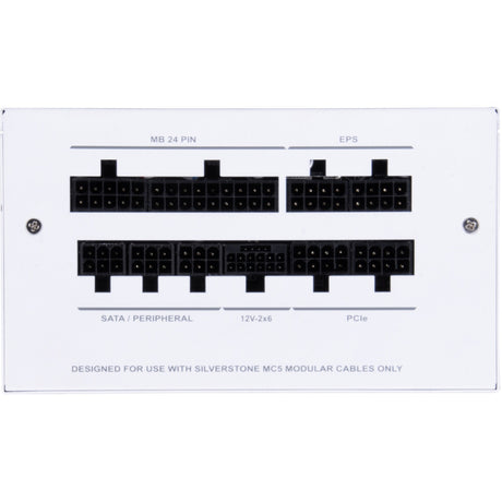 Silverstone sst-da850r-gma-www modulares 850-Watt-Netzteil (weiß, 4x PCIe)