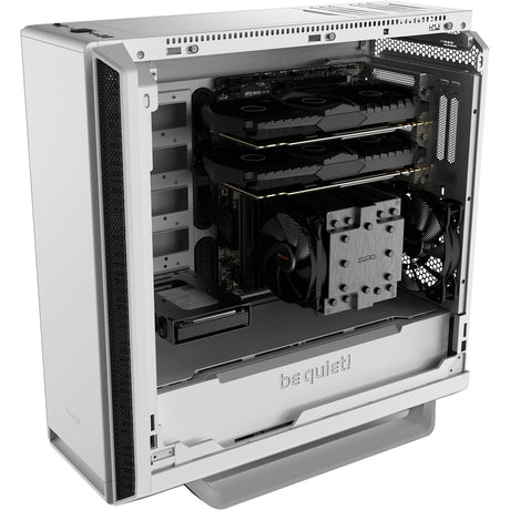 Ruhig sein! Silent Base 802 Midi-Tower-Gehäuse (weiß | 2x USB-A | 1x USB-C)