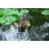 Ubbink schwimmende Spray -Figur Otter am Baumstamm