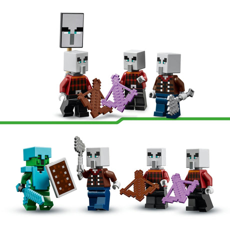 Lego Minecraft Die Illagers in der Wüste Spielset für Kinder – 21267