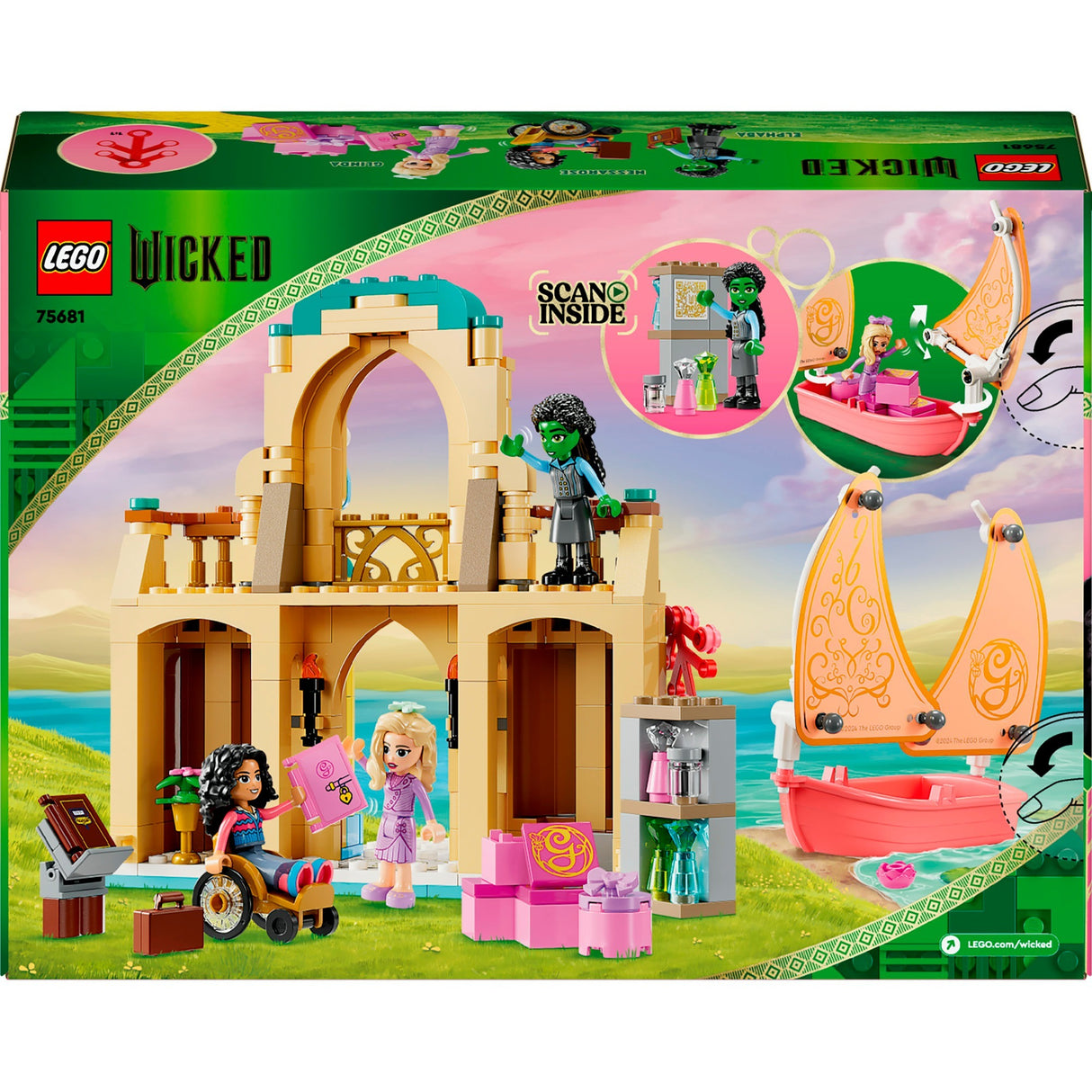 Lego 75681 Die bösen Glinda, Elphaba und Nessarose an der Shiz-Universität