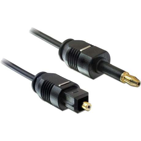Delock Toslink Stecker -> Toslink Mini 3,5mm, 2m Kabel (schwarz, 82876)