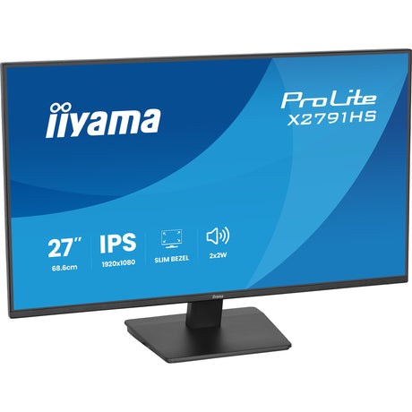 Iiyama Prolite X2791HS-B1 27 Monitor (Schwarz (matt), 120 Hz, HDMI, Display-Port, Audio)