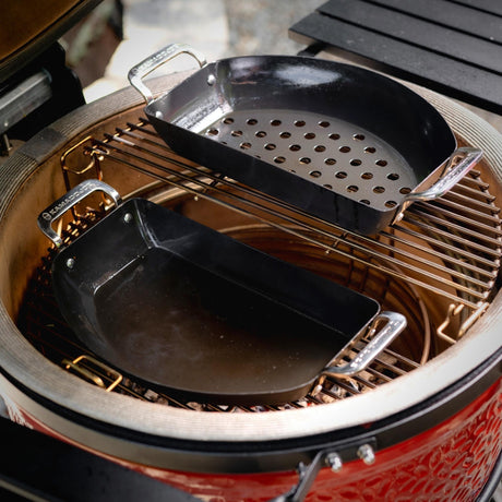 Kamado Joe Karbon Steel Half Moon Pan Set Bratpfanne