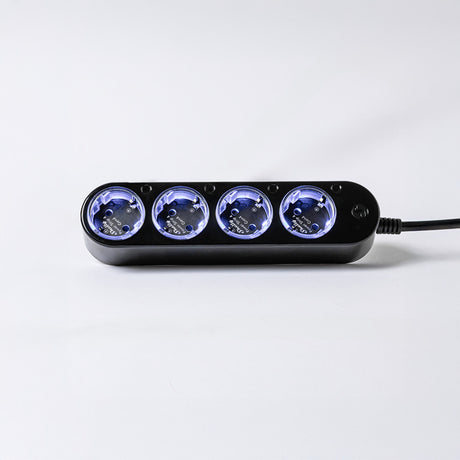 Shelly Steckdosenleiste Gen4 Steckdosenleiste (schwarz, WLAN, Bluetooth, Zigbee)