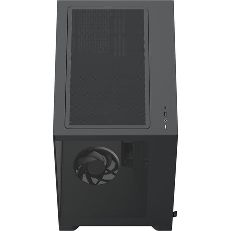 Fractal Design Pop 2 Vision Midi-Tower-Gehäuse (schwarz | 1x USB-A | 1x USB-C | gehärtetes Glas)