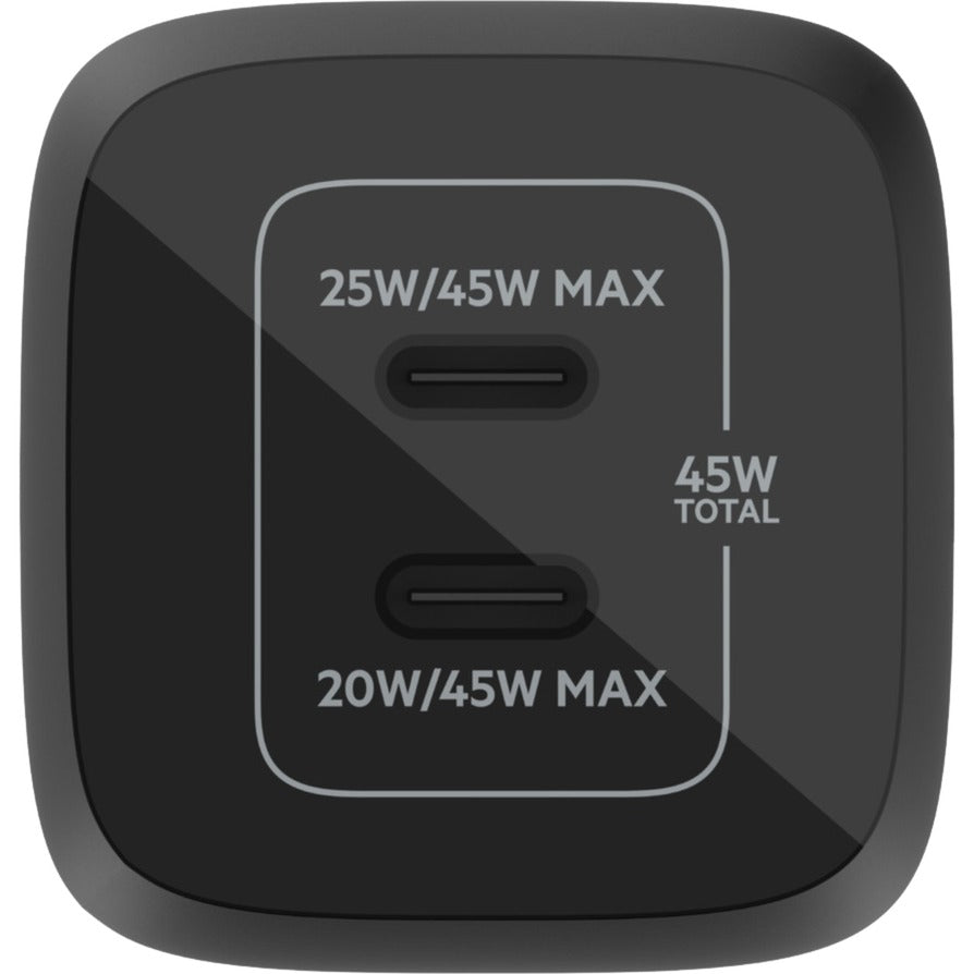 Belkin Boostcharge Pro 2-poort USB-C GaN-Wandlader mit P.