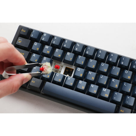 Mechanische Gaming-Tastatur Ducky One 3 Pro Mini RGB (Schwarz, US-Layout (QWERTY), Cherry MX2A Speed Silver, 60 %, RGB-LED, Double-Shot PBT, Quack-Mechanik, Hot-Swap)