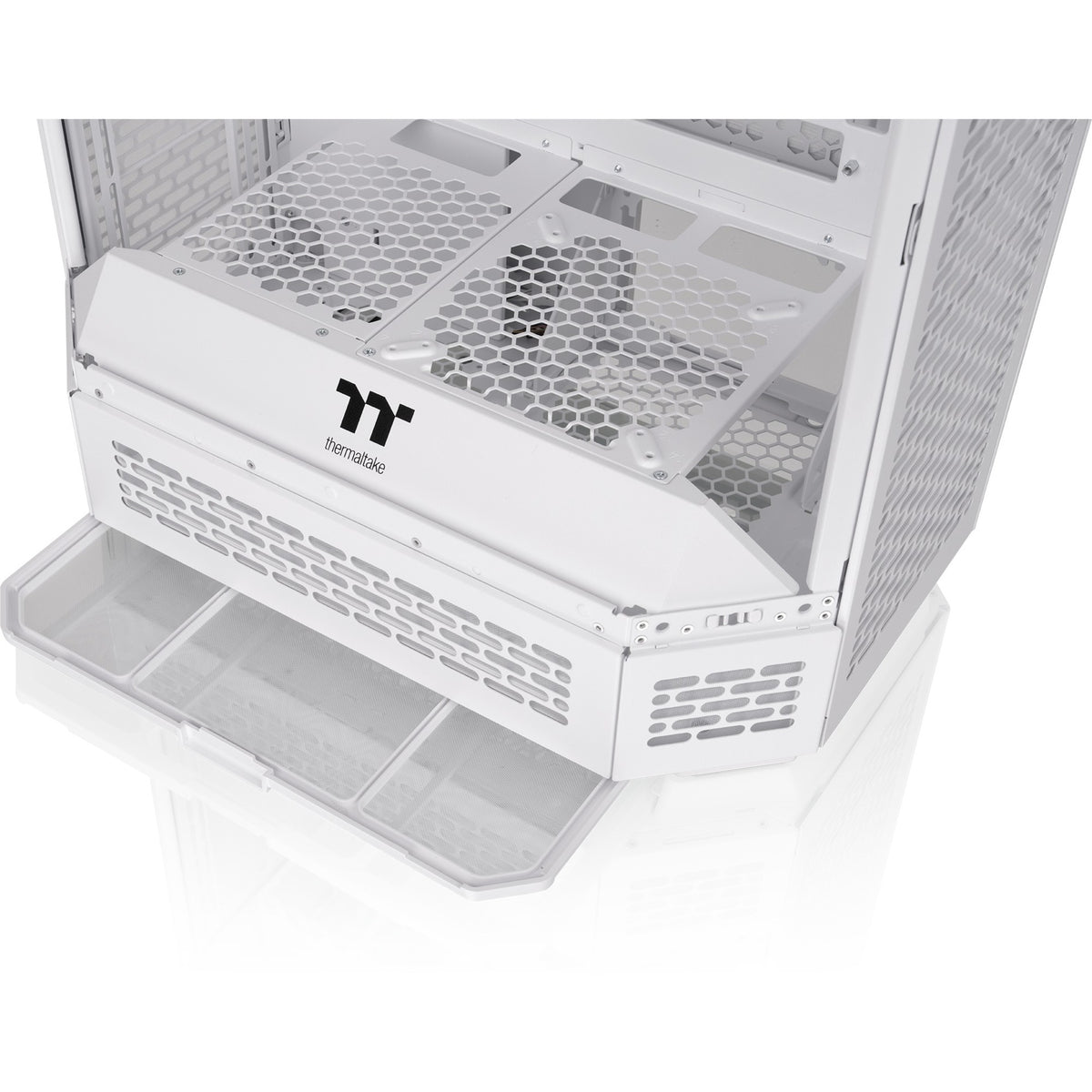 Thermaltake the tower 600 - snow midi tower behuizing (wit | 4x usb-a | 1x usb-c | tempered glass)