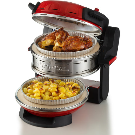 Ariete Doppel-Pizzaofen 0927 00 (rot)