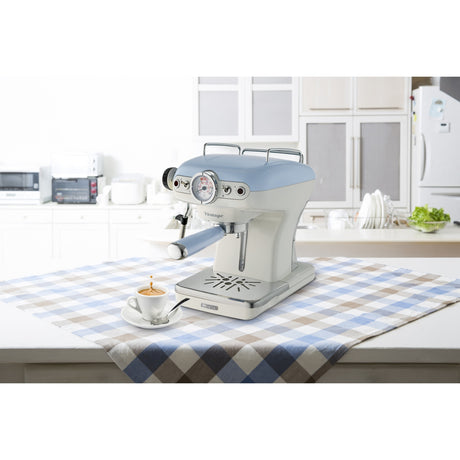 Ariete Vintage Espressomaschine 1389 15 (hellblau weiß)