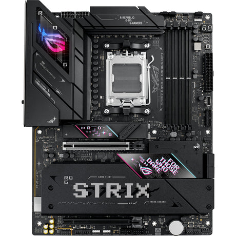 Asus ROG Strix B850-E Gaming WiFi Socket AM5 Motherboard (Schwarz, RAID, 5GB-LAN, Wi-Fi 7, BT, Sound, ATX)