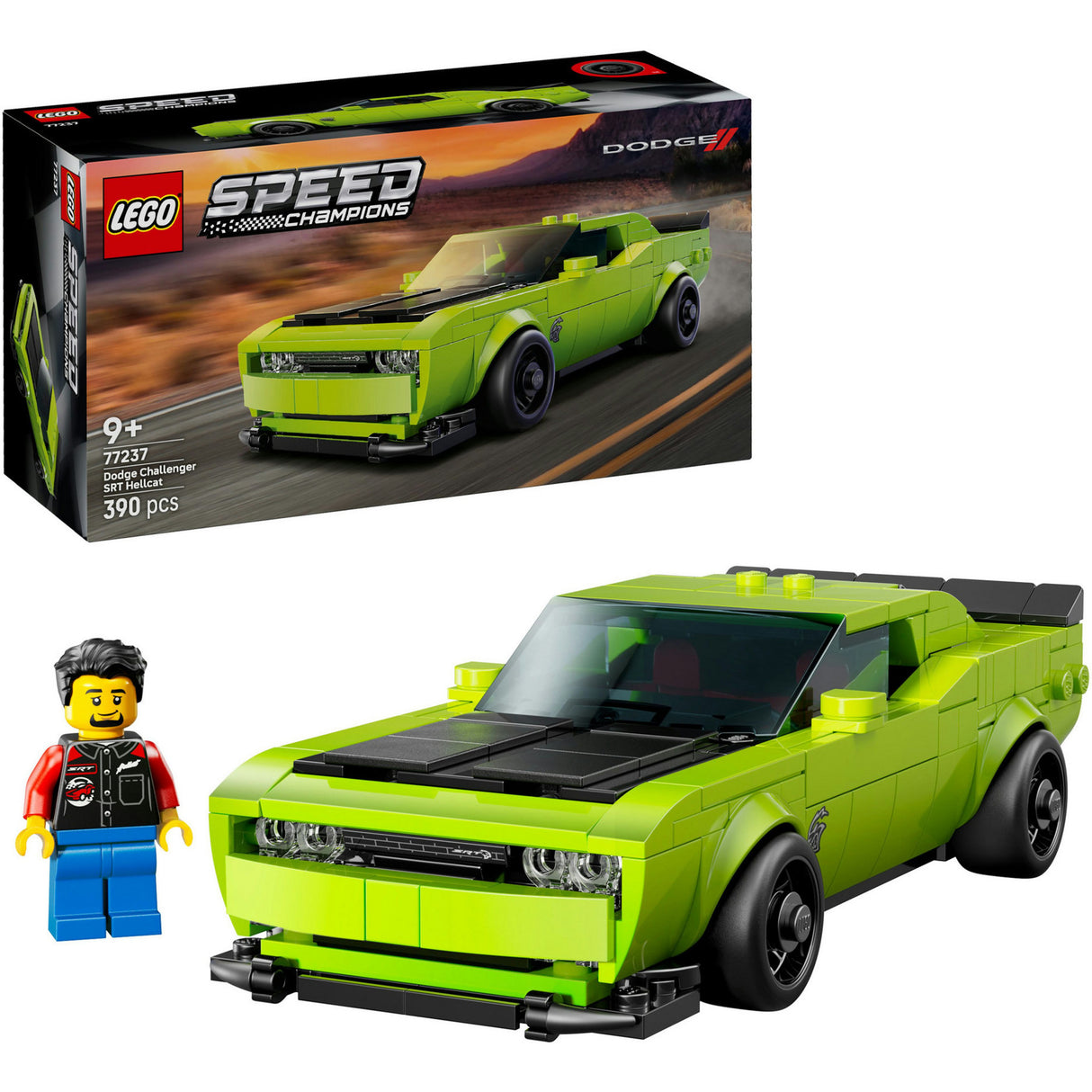 Lego Speed Champions 77237 Sportwagen Dodge Challenger SRT Hellcat
