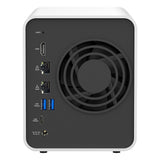 Terramaster f2-425 plus nas (wit, 2x 5gbe, hdmi, usb)