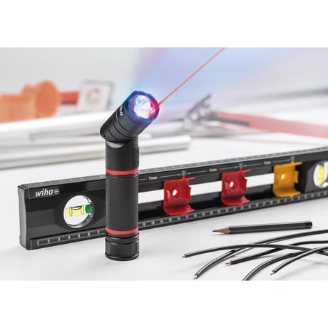 Wiha Taschenlampe mit LED, Laser und UV -Licht