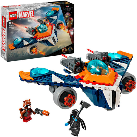 Lego Marvel – Raketen Warbird vs. Ronan Konstruktionsspielzeug (76278)
