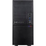 Inter-tech it-6865 Midi-Tower-Gehäuse (schwarz | 4x USB-A | 1x USB-C)