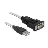 Delock Adapter USB 2.0 Typ-A > 1 x Seriell DB9 RS-232 + Adapter DB25 (1,8 Meter)