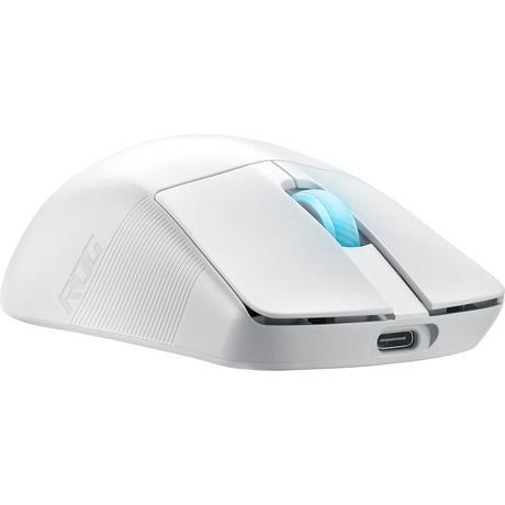 Asus Rog Harpe Ace Aim Lab Edition Gaming-Maus (weiß, 100–36.000 dpi, USB 2.0, 2,4 GHz, Bluetooth, RGB-LEDs)