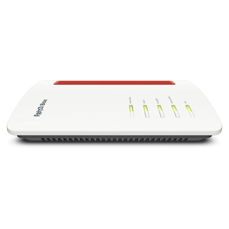 Fritz! box 5690 xgs edition international glasvezel router (wit rood, mesh wi-fi, 10 gbit s)