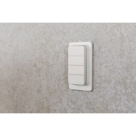 Shelly Blu RC Button 4 ZB Fernbedienung (Weiß, Bluetooth 5 (LE), ZigBee)