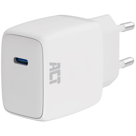 Act Connectivity USB-C-Ladegerät 35 W mit Power Delivery PPS und Ganfast (weiß)
