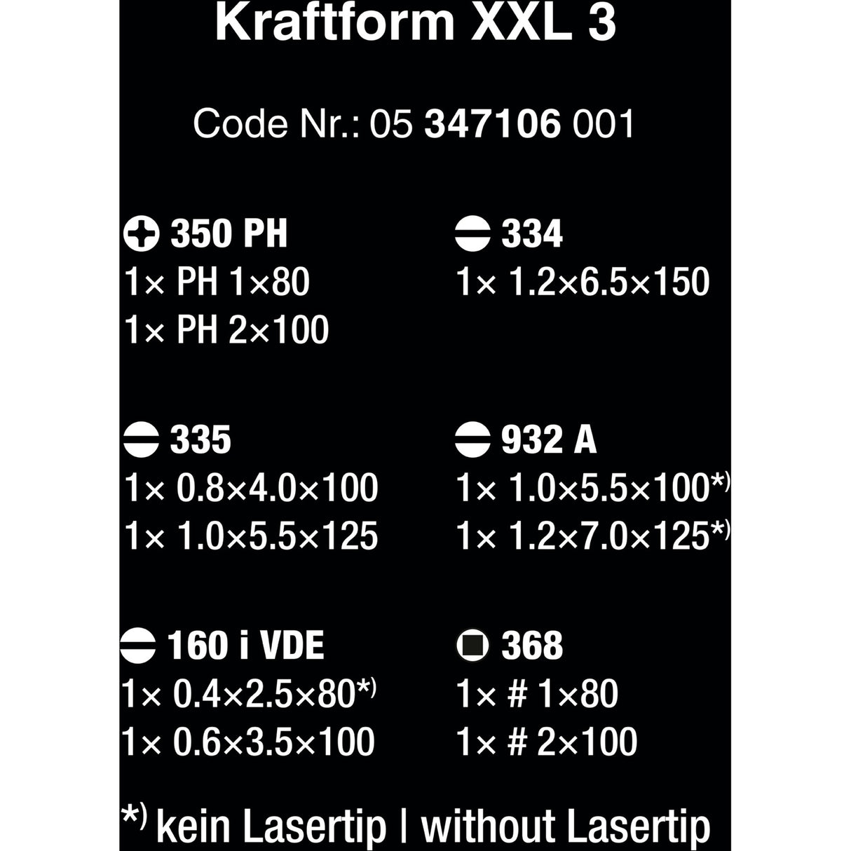 Wera Kraftform xxl 3