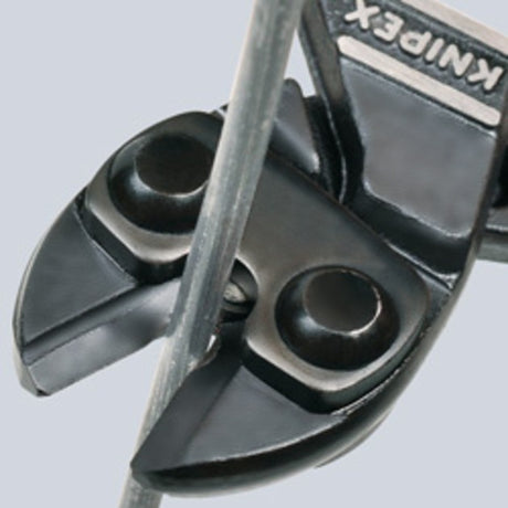 Knipex Cobolt Bolzenschneider 7122200 Schneidzange (Schneide mit Facette, mit Öffnungsfeder)