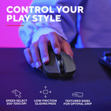 Trust GXT 931 YBar kabellose Gaming-Maus (schwarz, 200–7.200 dpi, 2,4 GHz Bluetooth USB)