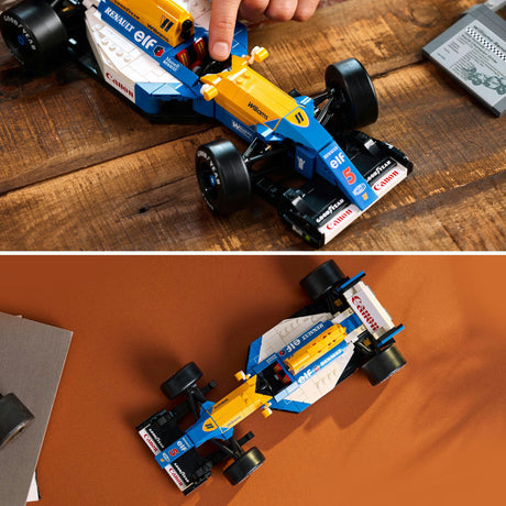 Lego-Ikonen Williams Racing FW14B und Nigel Mansell Formel-1-Auto – 10353