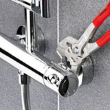 Knipex 86 03 250 Zangenschlüssel - 250 mm - verchromt - Schlüsselweite bis 52 mm 2 Zoll - kunststoffbeschichtet