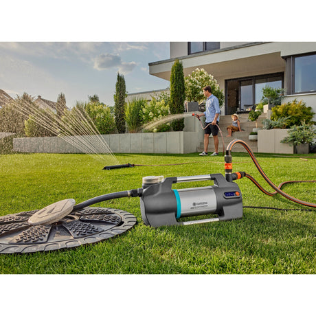 Gardena Bewässerungspumpe 6500 Silentcomfort (dunkelgrauer Edelstahl, 1300 Watt | Bluetooth)