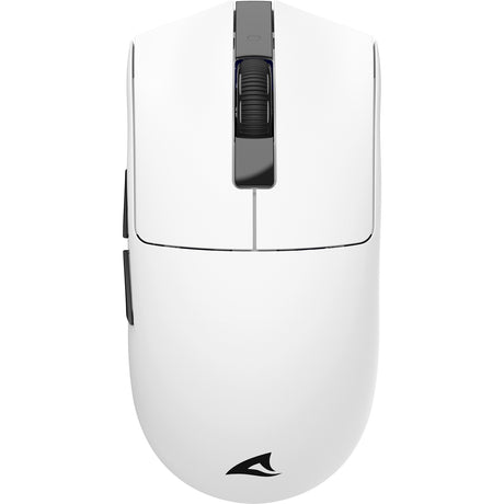 Sharkoon Fireglider One Gaming-Maus (weiß, 400 – 12.000 dpi, 2,4 GHz USB)