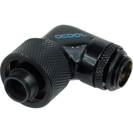 Alphacool 16 10 Klemmverschraubung 90° drehbar G1 4 Anschluss (schwarz)