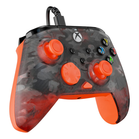 Turtle Beach Rematch Core Wired Controller (Schwarz Orange, Xbox Series X|S, Xbox One, PC)